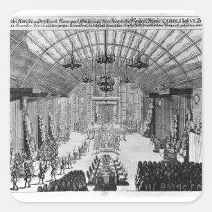 Adesivo Quadrado Banquete no Romer Salão em Francoforte - am - can