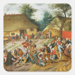 Adesivo Quadrado Banquete Wedding