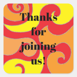 Adesivo Quadrado BAR BM Bat Mitzvah 60 Estilos Padrados