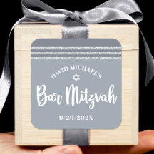 Bar Mitzvah Moderno Tallit Cinza Prateado Escrito 