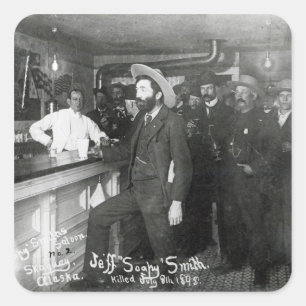 Adesivo Quadrado Bar Saloon de Soapy Smith
