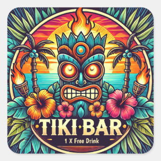 Adesivo Quadrado Bar Stickers