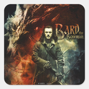 Adesivo Quadrado BARD BOWMAN™ & Smaug