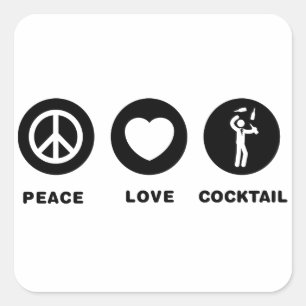 Adesivo Quadrado Barman