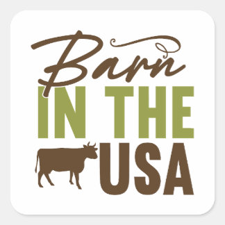 Adesivo Quadrado Barn Nos EUA
