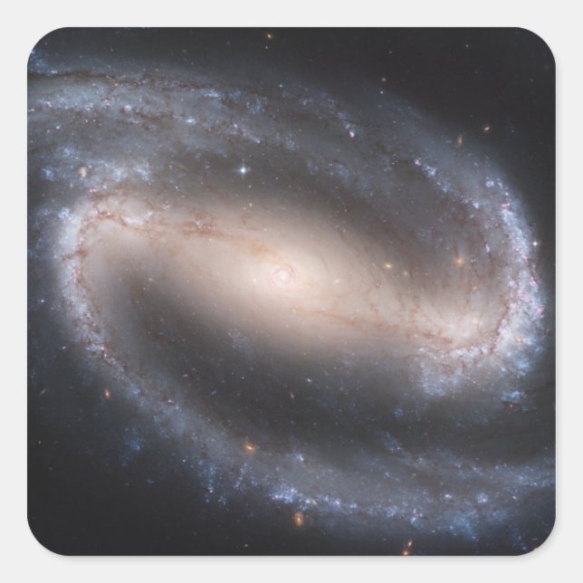 Adesivo Quadrado Barred Spiral Galaxy NGC 1300 (Frente)