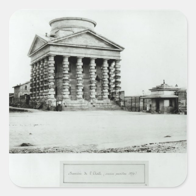Adesivo Quadrado Barriere de l'Etoile, Paris, 1858-78 (Frente)