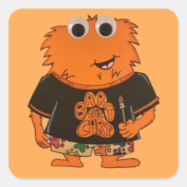 Adesivo Quadrado Bart Stickers