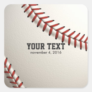 Adesivo Quadrado Baseball