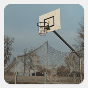 Adesivo Quadrado Basquete bonito