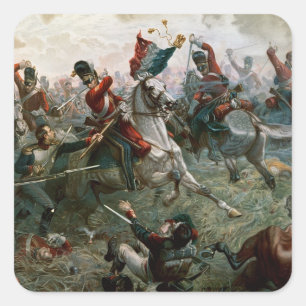 Adesivo Quadrado Batalha de Waterloo, o 18 de junho de 1815, 1898