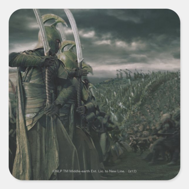Adesivo Quadrado Batalha pela Terra Média (Frente)