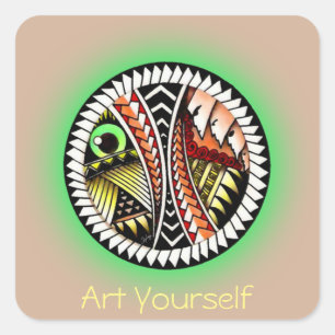 Adesivo Quadrado Batalhas