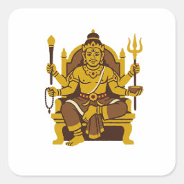 Adesivo Quadrado Batara Guru