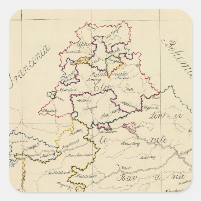 Adesivo Quadrado Baviera (Frente)