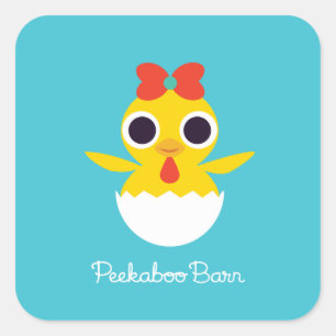 Adesivo Quadrado Bayla o Pintinho