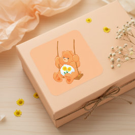 Adesivo Quadrado Bear