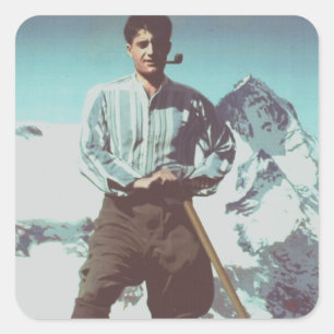 Adesivo Quadrado Beato Pier Giorgio Frassati