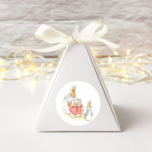 Adesivo Quadrado Beatrix Potter Vintage Round Sticker