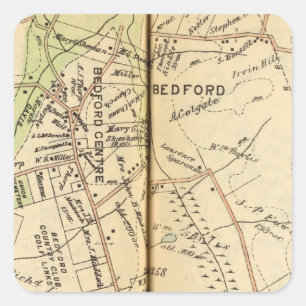 Adesivo Quadrado Bedford, New York 2