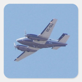 Adesivo Quadrado Beech B90 King Air