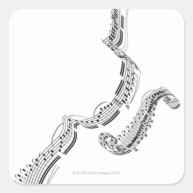 Adesivo Quadrado Beethovens Violin Concerto (Frente)