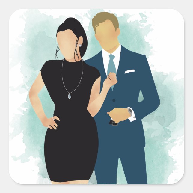 Adesivo Quadrado Beija o céu - AC (Frente)