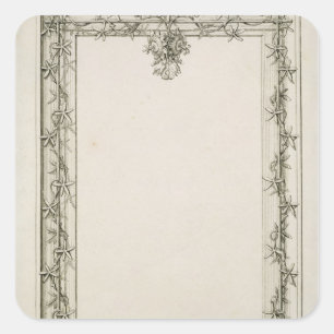 Adesivo Quadrado Beira decorativa, 1809