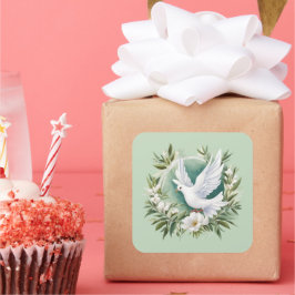 Adesivo Quadrado Bela Doença Branca