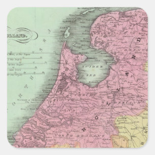 Adesivo Quadrado Bélgica e Holland