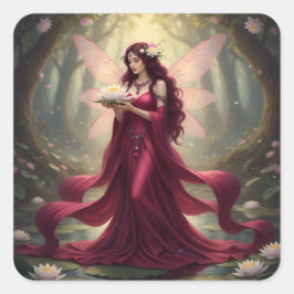 Adesivo Quadrado Belo Julho Ruby Fairy