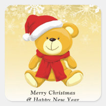 Belo Urso de Teddy Feliz Feriado de Natal