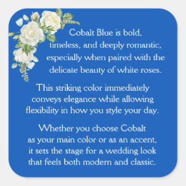 Adesivo Quadrado Bem-vindo