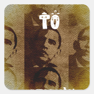 Adesivo Quadrado Bem-vindo ao Quênia