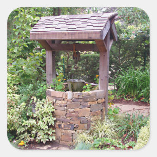 Adesivo Quadrado Bem-vindo ao Wishing