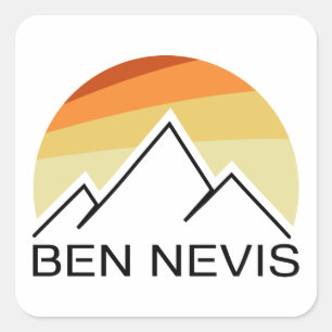Adesivo Quadrado Ben Nevis Retro