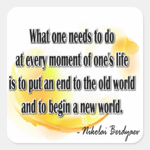 Adesivo Quadrado Berdyaev