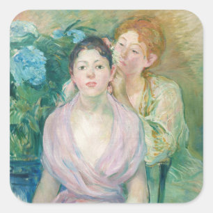 Adesivo Quadrado Berthe Morisot - A Horstensia / As Duas Irmãs