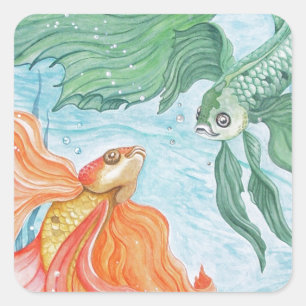 Adesivo Quadrado Betta Dance