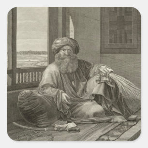 Adesivo Quadrado Bey de Mourad, dos trajes do volume II e dos