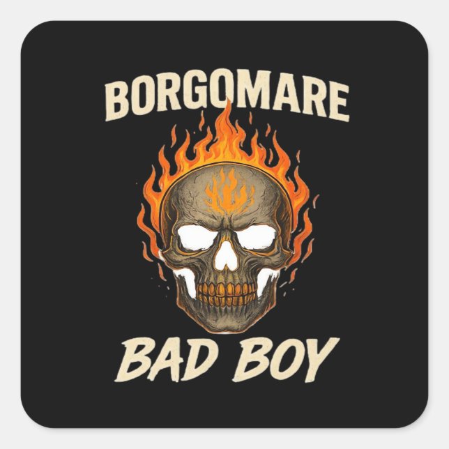 Adesivo Quadrado Bgm Bad - Skeleton Hands Heart (Frente)