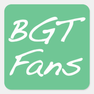 Adesivo Quadrado BGTFans Sticker