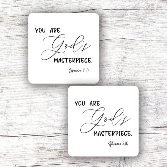 Adesivo Quadrado Bíblia Verso Praça (Criador carregado)