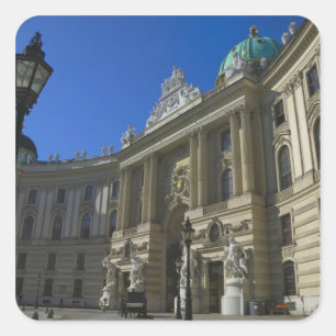 Adesivo Quadrado Biblioteca Nacional, Hofburg (Palácio Imperial)