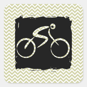 Adesivo Quadrado Bicicleta