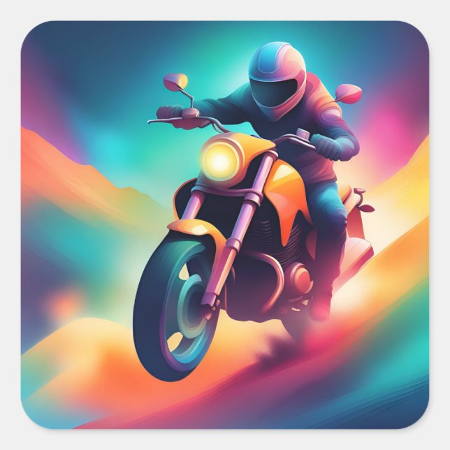 Adesivo Quadrado bicicleta (Frente)