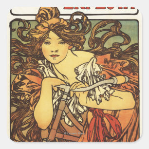 Adesivo Quadrado Bicicletas de Perfecta com cargo da propaganda da