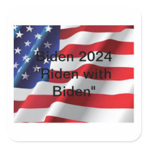 Biden 2024 "Riden with Biden" Stickers