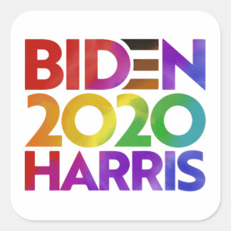 Adesivo Quadrado Biden Harris 2020 Padrões Quadrados