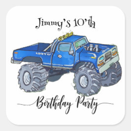 Adesivo Quadrado Big pickup truck